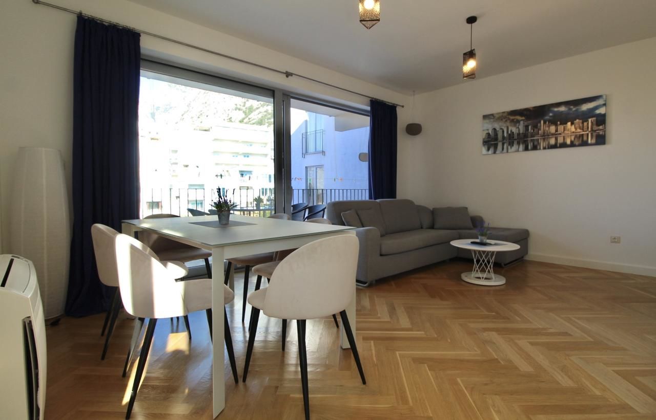 Апартаменты 2bd New Dobrota Apt w/ Pool, Gym & Sea Views Доброта