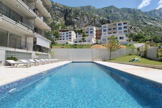 Апартаменты 2bd New Dobrota Apt w/ Pool, Gym & Sea Views Доброта-4