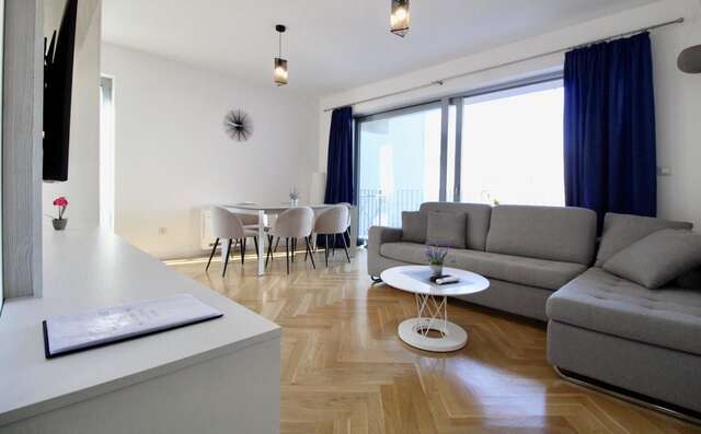 Апартаменты 2bd New Dobrota Apt w/ Pool, Gym & Sea Views Доброта-7